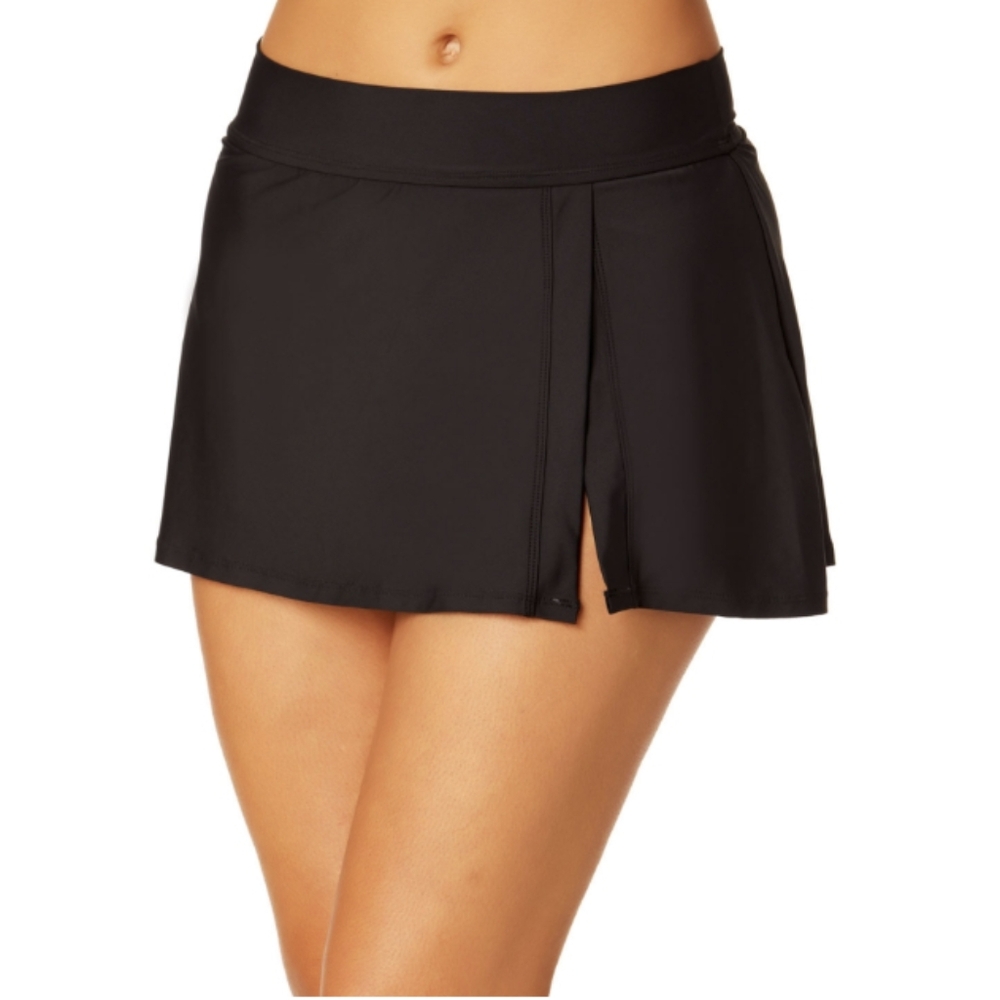 Anne Cole Limited Edition Banded Side Slit Skirted Swim Bottom